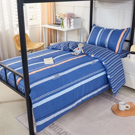91家纺网 家纺一手货源 找家纺 （总）锦润家纺 2025新款学生季13372床笠床垫套印花全棉学生三件套多件套大礼包
