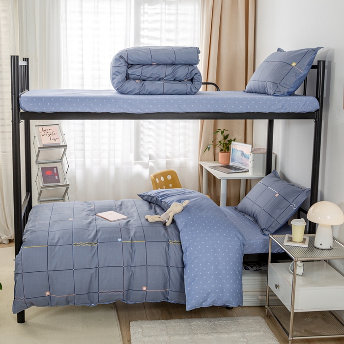 91家纺网 家纺一手货源 找家纺 锦润家纺 2024新款13372床笠床垫套全棉印花三件套朵拉