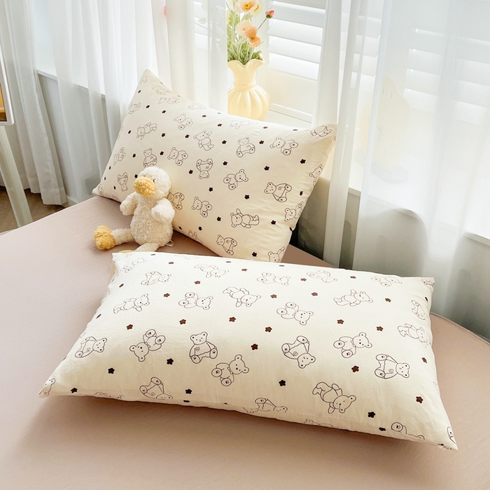 91家纺网 家纺一手货源 找家纺 美梦里 2024新款A类水洗棉棉花夏被夏凉被空调被子 小熊星愿