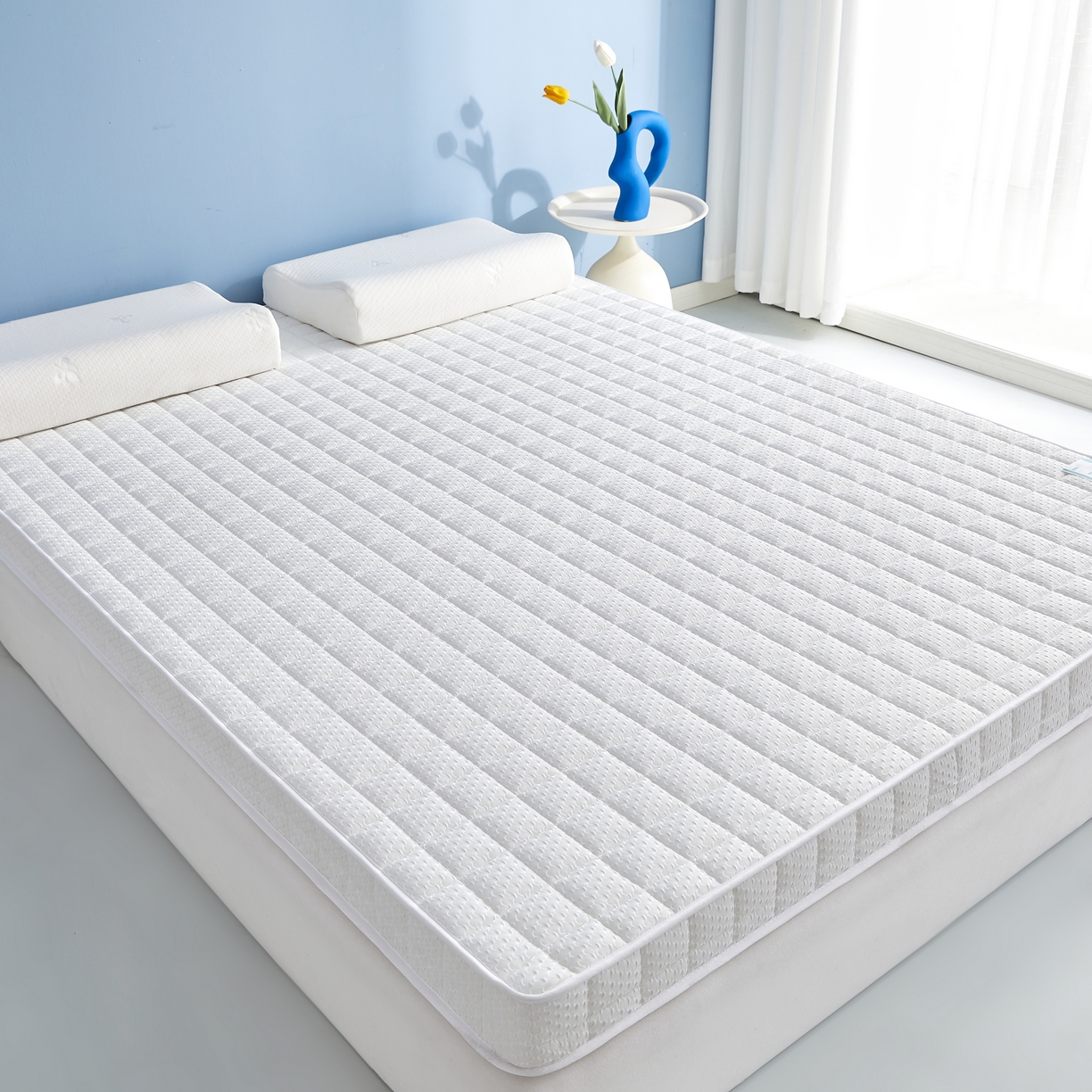 91家纺网 家纺一手货源 找家纺 （总）时奥家纺 2024新款针织凝胶海绵床垫