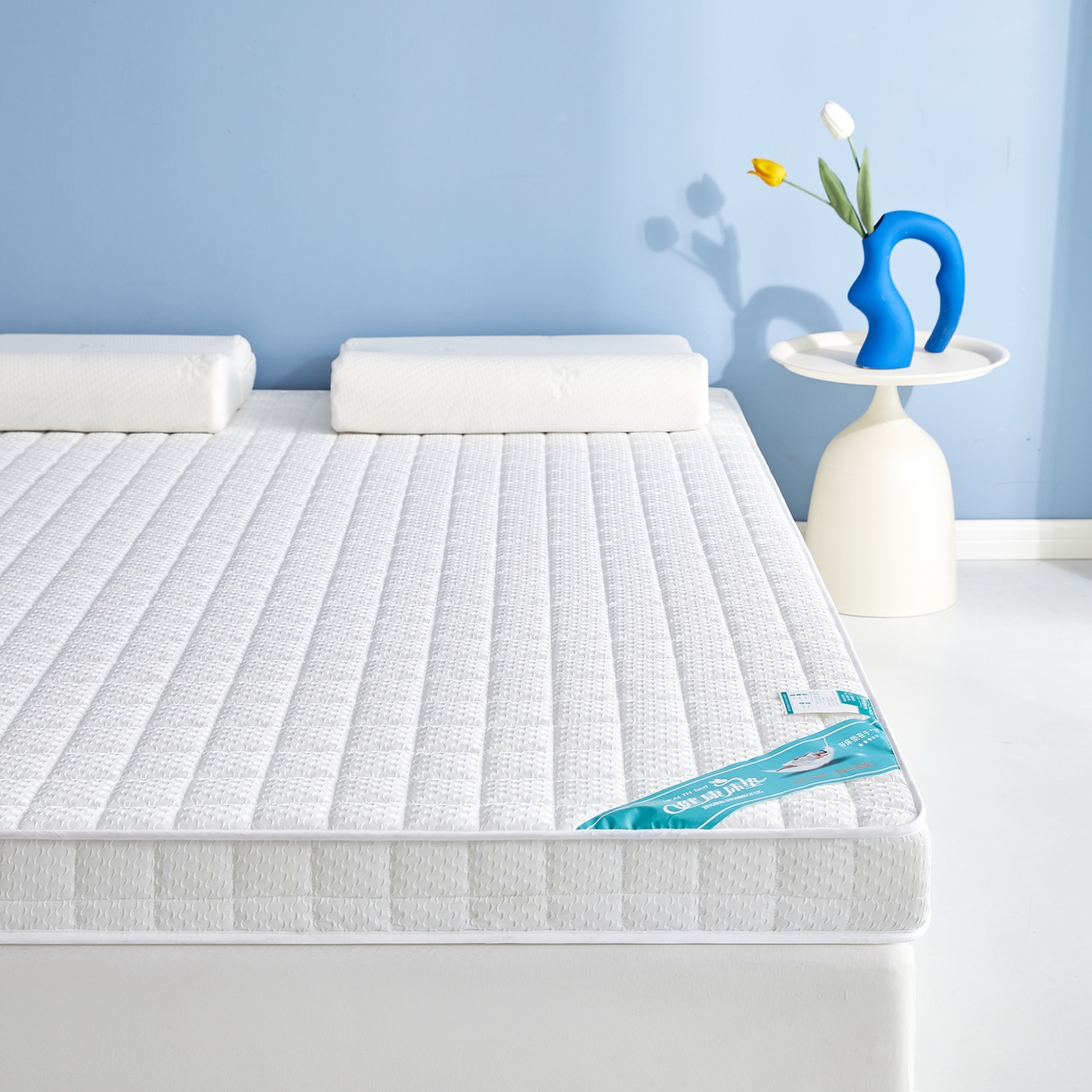 91家纺网 家纺一手货源 找家纺 （总）时奥家纺 2024新款针织凝胶海绵床垫