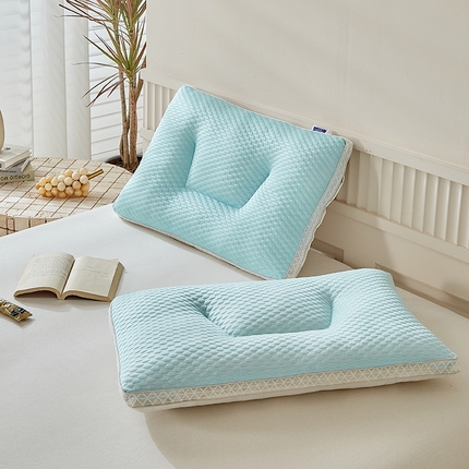 91家纺网 家纺一手货源 找家纺 （总）梵希良品家纺 2024新款冰丝凉豆豆软枕头护颈椎助睡眠枕芯