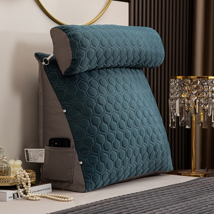 91家纺网 家纺一手货源 找家纺 （总）爱妮灵蚊帐 2024新款凉感丝头枕三角靠垫