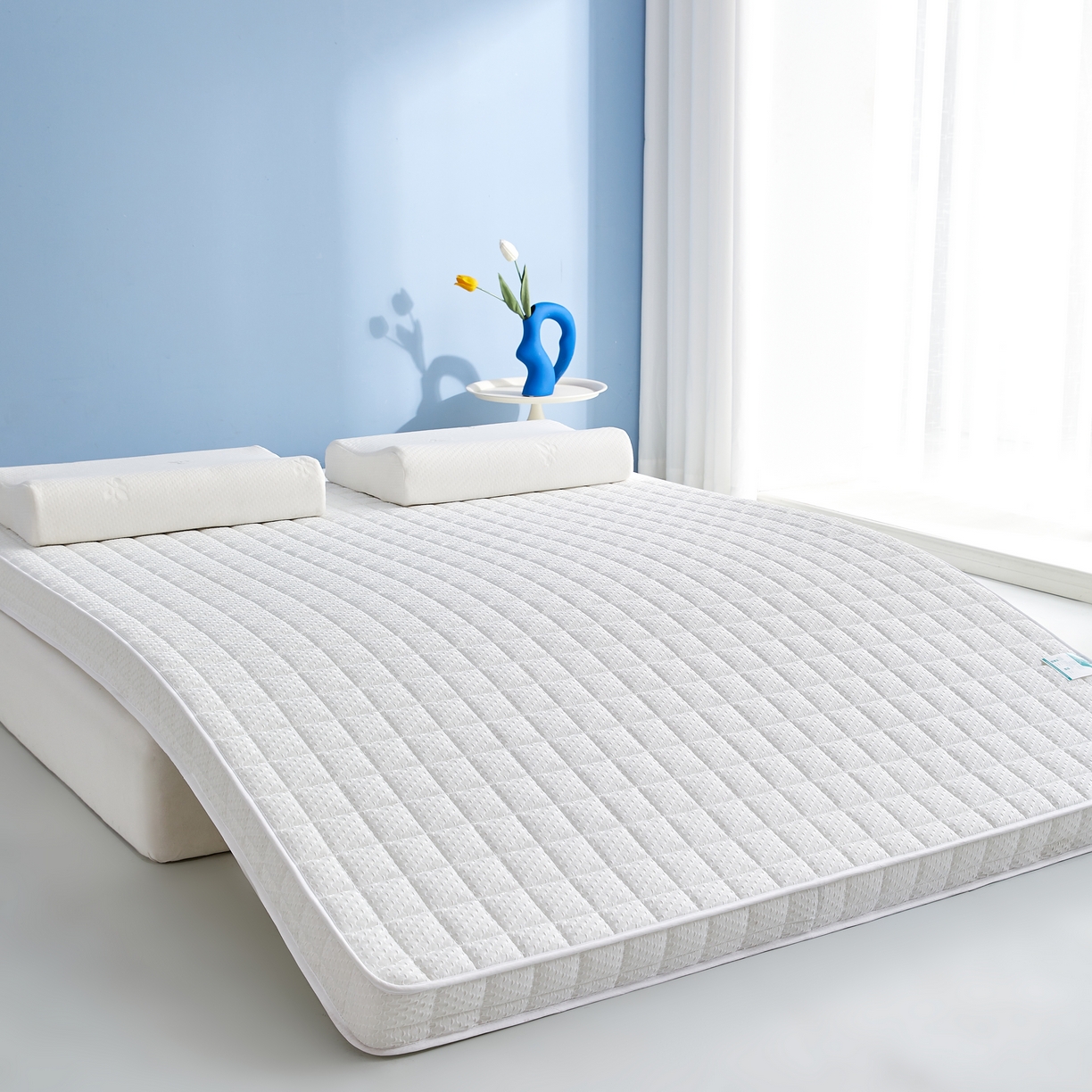 91家纺网 家纺一手货源 找家纺 （总）时奥家纺 2024新款针织凝胶海绵床垫