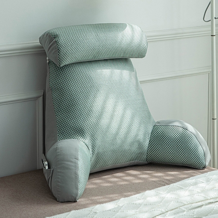 91家纺网 家纺一手货源 找家纺 （总）爱妮灵蚊帐 2024新款冰丝藤席床头靠垫软包夏天床上靠背靠枕宿舍枕头护腰孕妇枕