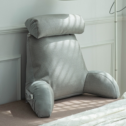 91家纺网 家纺一手货源 找家纺 （总）爱妮灵蚊帐 2024新款冰丝藤席床头靠垫软包夏天床上靠背靠枕宿舍枕头护腰孕妇枕