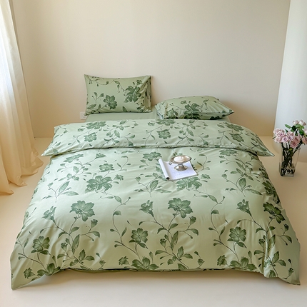 2024新款全棉13370花卉款系列四件套 觅棠