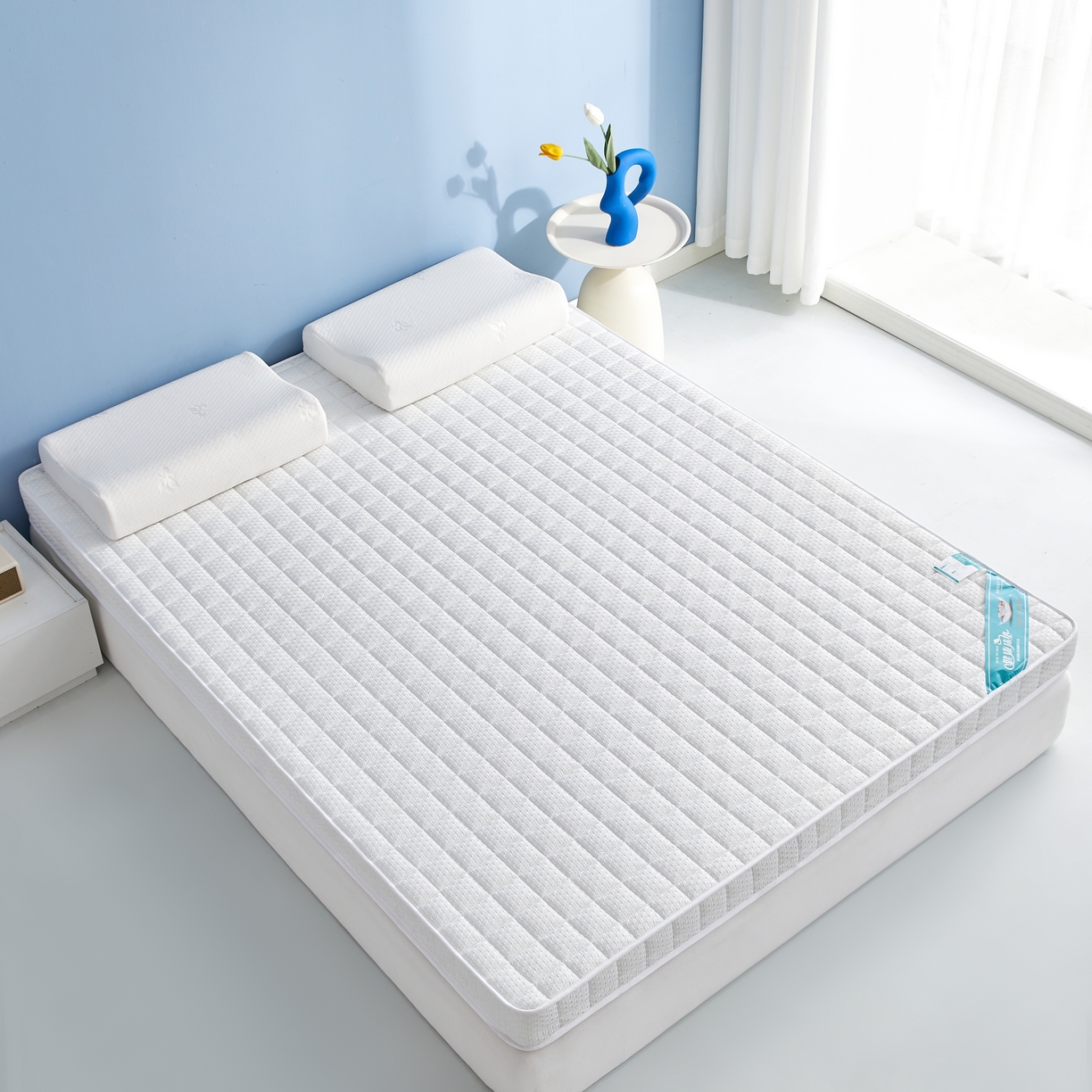 91家纺网 家纺一手货源 找家纺 （总）时奥家纺 2024新款针织凝胶海绵床垫