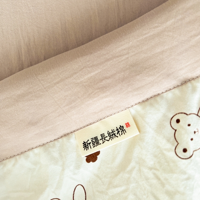 91家纺网 家纺一手货源 找家纺 美梦里 2024新款A类水洗棉棉花夏被夏凉被空调被子 小熊星愿