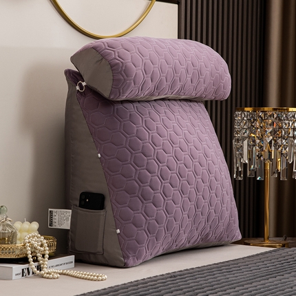 91家纺网 家纺一手货源 找家纺 （总）爱妮灵蚊帐 2024新款凉感丝头枕三角靠垫