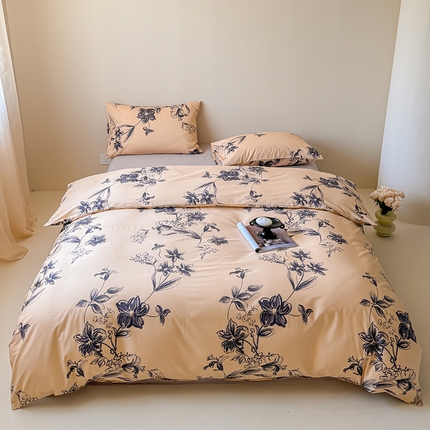 2024新款全棉13370花卉款系列四件套 春屿