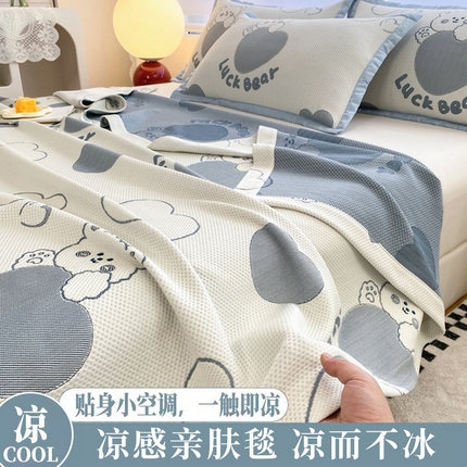 （总）典冠 2024新款A类凉感亲肤毯夏被