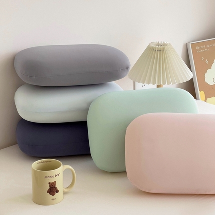 （总）盛馨家纺 2024新款凉感丝小抱枕记忆棉枕头学生午睡枕办公室靠垫枕芯