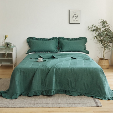 91家纺网 家纺一手货源 找家纺 （总）EH家居 2024新款全棉床盖三件套-知晓系列