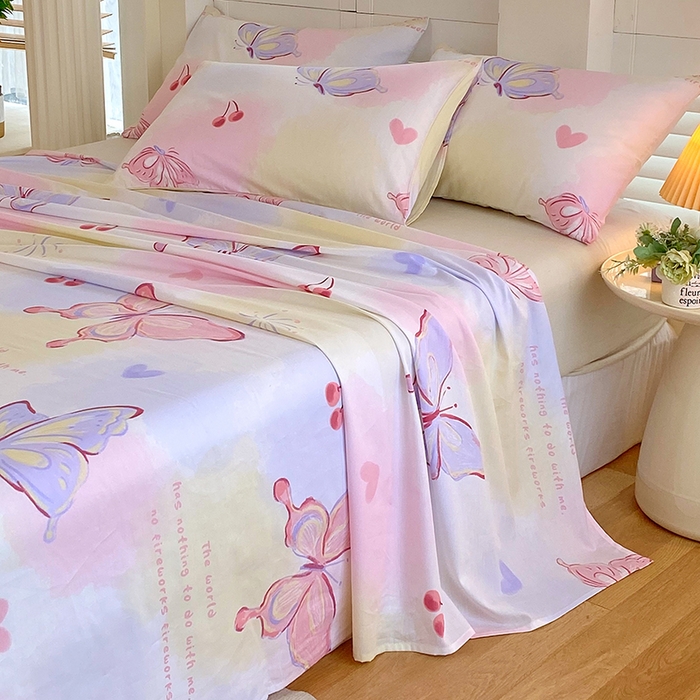 91家纺网 家纺一手货源 找家纺 （总）金鑫汇家纺 2024新款精梳全棉单品四件套系列第二批-单床单