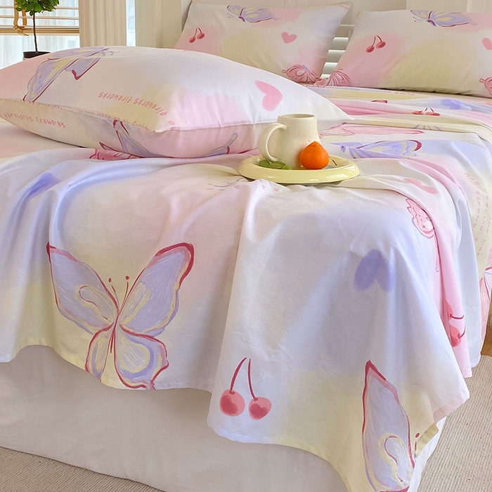 91家纺网 家纺一手货源 找家纺 （总）金鑫汇家纺 2024新款精梳全棉单品四件套系列第二批-单床单