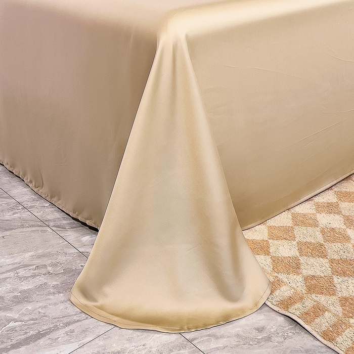 91家纺网 家纺一手货源 找家纺 氧家 2024新款兰精天丝数码印花四件套双对角工艺 沉梦听雨