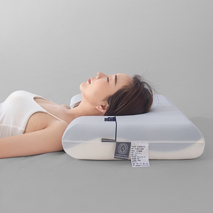 91家纺网 家纺一手货源 找家纺 （总）贵夫人 2024新款YaDuo零压记忆枕蓝白双芯枕头枕芯