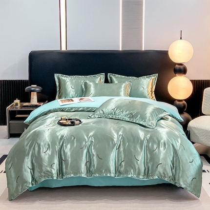 91家纺网 家纺一手货源 找家纺 （总）莱欧纳家纺 2025新款轻奢欧式提花四件套