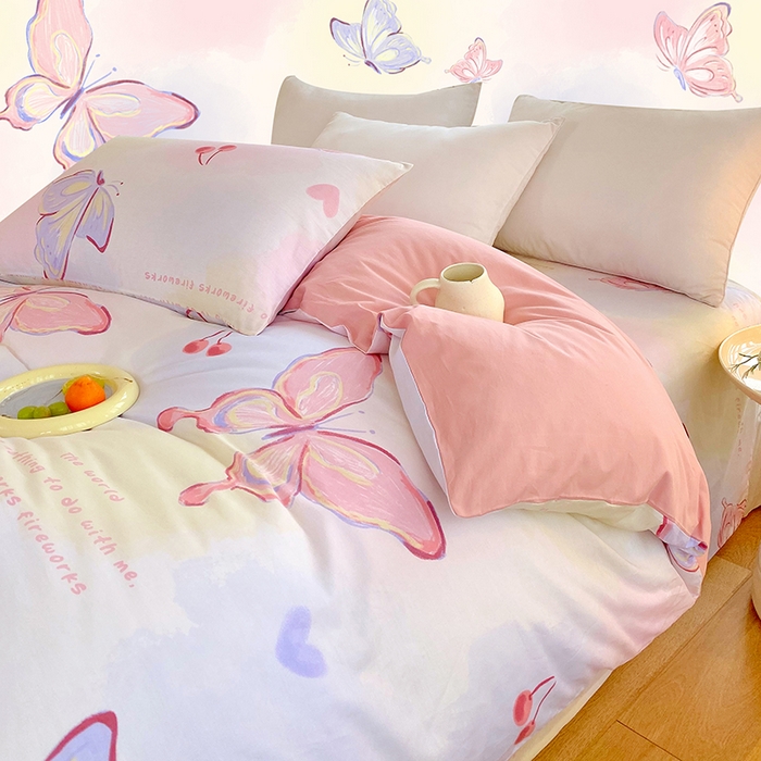 91家纺网 家纺一手货源 找家纺 （总）金鑫汇家纺 2024新款精梳全棉单品四件套系列第二批-单被套