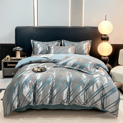 91家纺网 家纺一手货源 找家纺 （总）莱欧纳家纺 2025新款轻奢欧式提花四件套