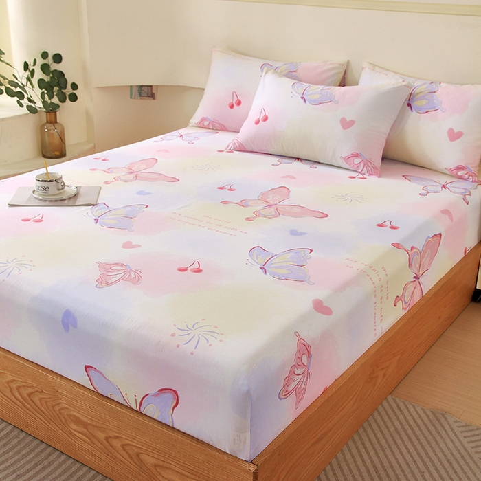 91家纺网 家纺一手货源 找家纺 （总）金鑫汇家纺 2024新款精梳全棉单品四件套系列第二批-单床笠