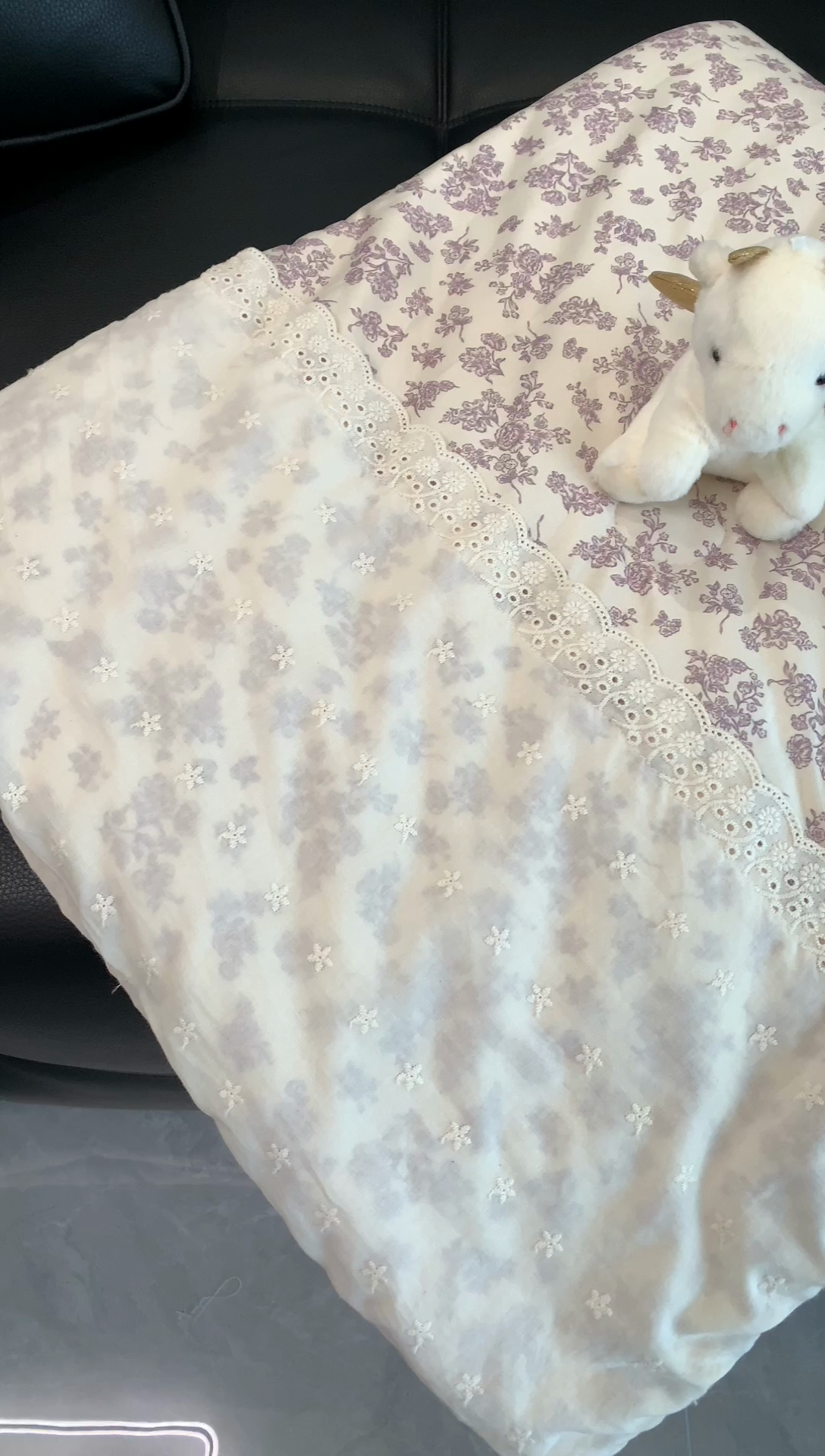 91家纺网 家纺一手货源 找家纺 奈萝 2024新款法式花边针织夏被春秋被 雅香