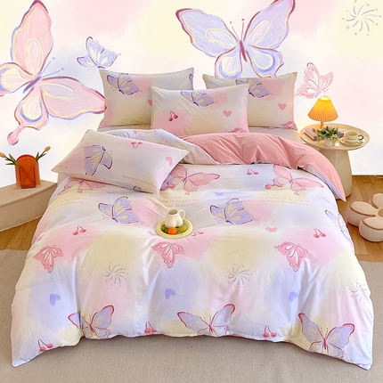 91家纺网 家纺一手货源 找家纺 （总）金鑫汇家纺 2024新款精梳全棉单品四件套系列第二批-四件套