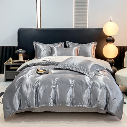 91家纺网 家纺一手货源 找家纺 （总）莱欧纳家纺 2025新款轻奢欧式提花四件套