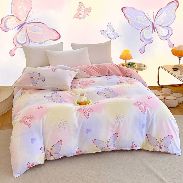 91家纺网 家纺一手货源 找家纺 （总）金鑫汇家纺 2024新款精梳全棉单品四件套系列第二批-单被套