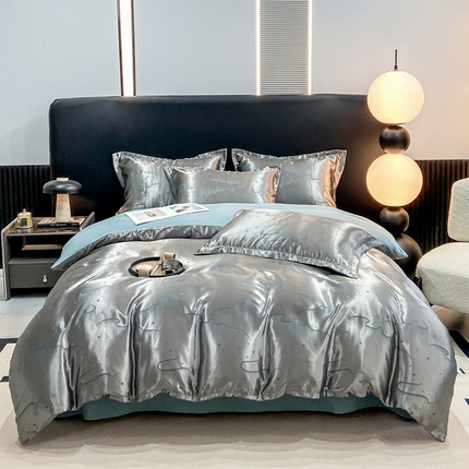 91家纺网 家纺一手货源 找家纺 （总）莱欧纳家纺 2025新款轻奢欧式提花四件套