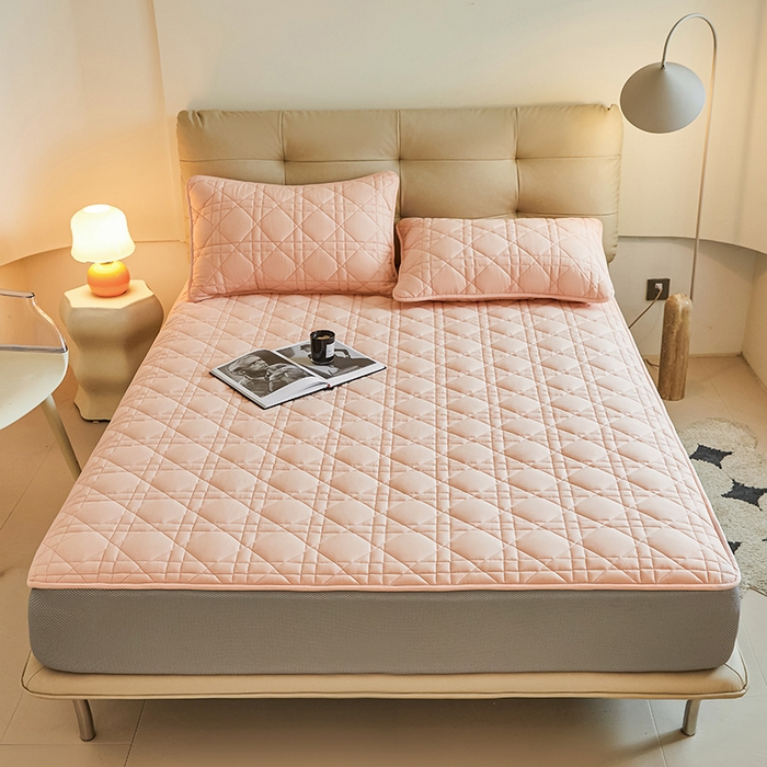 91家纺网 家纺一手货源 找家纺 3C 2024新款A类高透气纯棉棉花单床笠-好眠 香妃玉