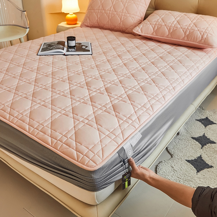 91家纺网 家纺一手货源 找家纺 3C 2024新款A类高透气纯棉棉花单床笠-好眠 香妃玉