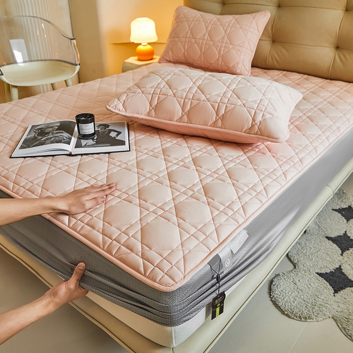 91家纺网 家纺一手货源 找家纺 3C 2024新款A类高透气纯棉棉花单床笠-好眠 香妃玉