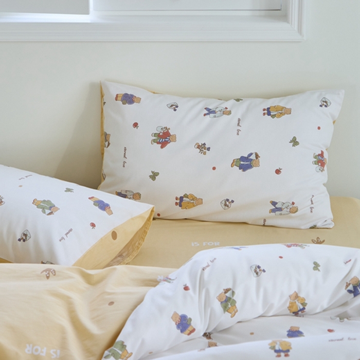 91家纺网 家纺一手货源 找家纺 原研家居 2024新款40支全棉13070印花系列四件套（第4批） 熊先生