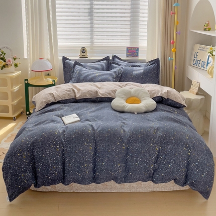 91家纺网 家纺一手货源 找家纺 灿哈2025款磨毛植物羊绒四件套更多花型群下载（新）爱琴海