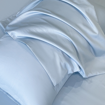 91家纺网 家纺一手货源 找家纺 （总）柠馨2024新款都市贵族系列13376铂金新疆长绒棉纯色单品系列--单枕套