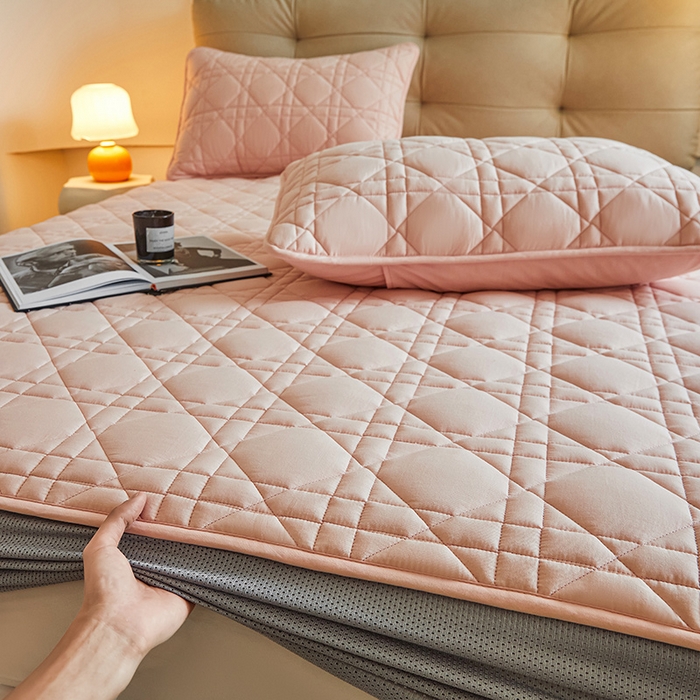 91家纺网 家纺一手货源 找家纺 3C 2024新款A类高透气纯棉棉花单床笠-好眠 香妃玉