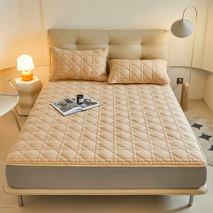 91家纺网 家纺一手货源 找家纺 （总）3C 2024新款A类高透气纯棉棉花单床笠-好眠