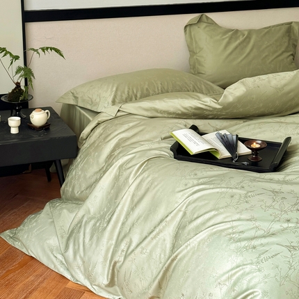 91家纺网 家纺一手货源 找家纺 （总）云栖家居 2024全棉提花A类四件套