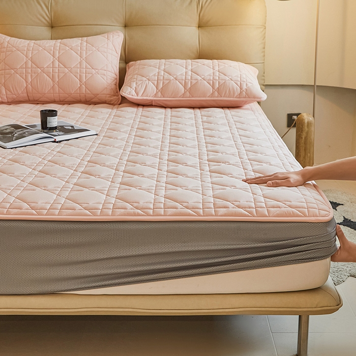 91家纺网 家纺一手货源 找家纺 3C 2024新款A类高透气纯棉棉花单床笠-好眠 香妃玉