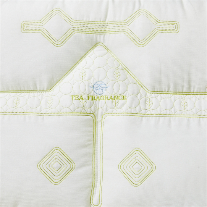 91家纺网 家纺一手货源 找家纺 爱尚家枕芯 2024新款天然植物茶香枕 奶白色48*74cm