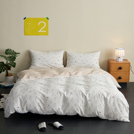 91家纺网 家纺一手货源 找家纺 原研家居 2024新款40支全棉13070印花系列四件套（第4批） 梨想王国