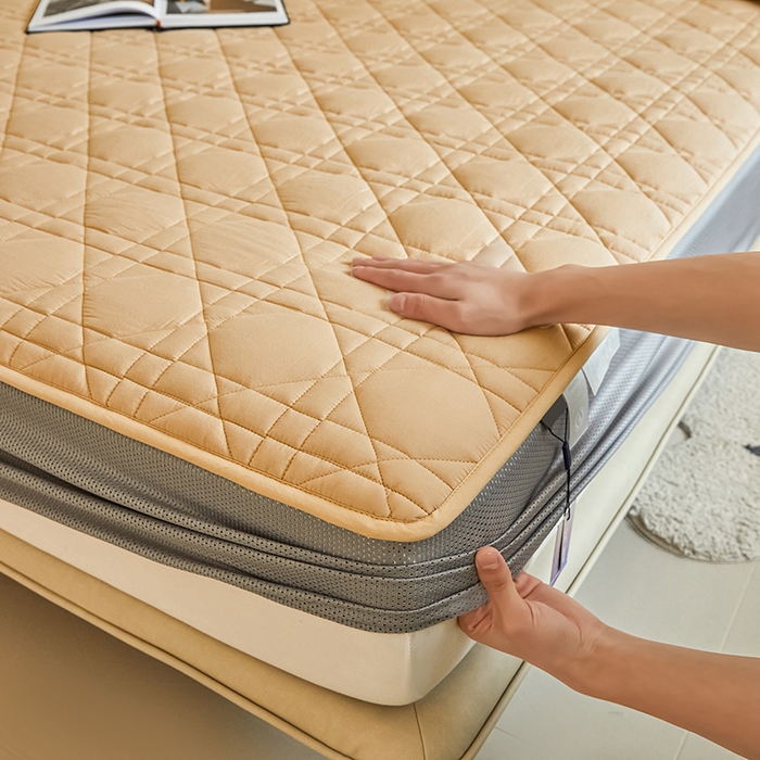 91家纺网 家纺一手货源 找家纺 （总）3C 2024新款A类高透气纯棉棉花单床笠-好眠