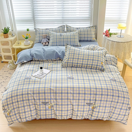 91家纺网 家纺一手货源 找家纺 灿哈2025款磨毛植物羊绒四件套更多花型群下载（新）开心世界