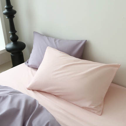 91家纺网 家纺一手货源 找家纺 （总）柠馨2024新款都市贵族系列13376铂金新疆长绒棉纯色单品系列--单枕套