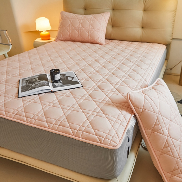 91家纺网 家纺一手货源 找家纺 3C 2024新款A类高透气纯棉棉花单床笠-好眠 香妃玉