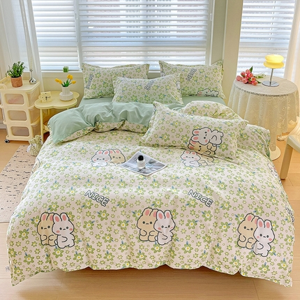 91家纺网 家纺一手货源 找家纺 灿哈2025款磨毛植物羊绒四件套更多花型群下载（新）光影大道