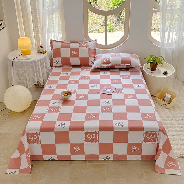 91家纺网 家纺一手货源 找家纺 家贝爱 2024新款原棉老粗布床单 简爱