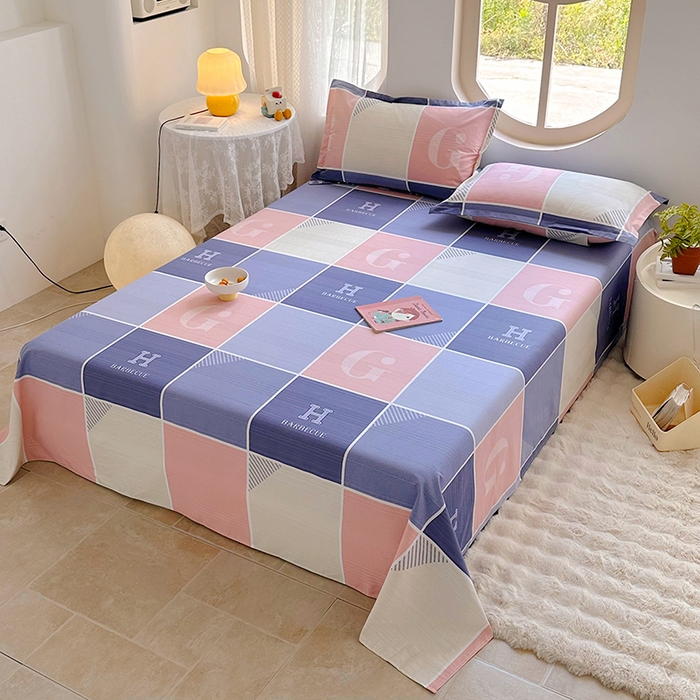 91家纺网 家纺一手货源 找家纺 家贝爱 2024新款原棉老粗布床单 欧尚